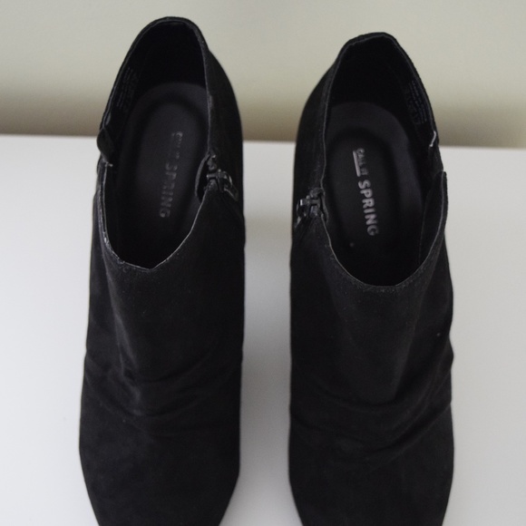 Black Heel Booties - Picture 2 of 2